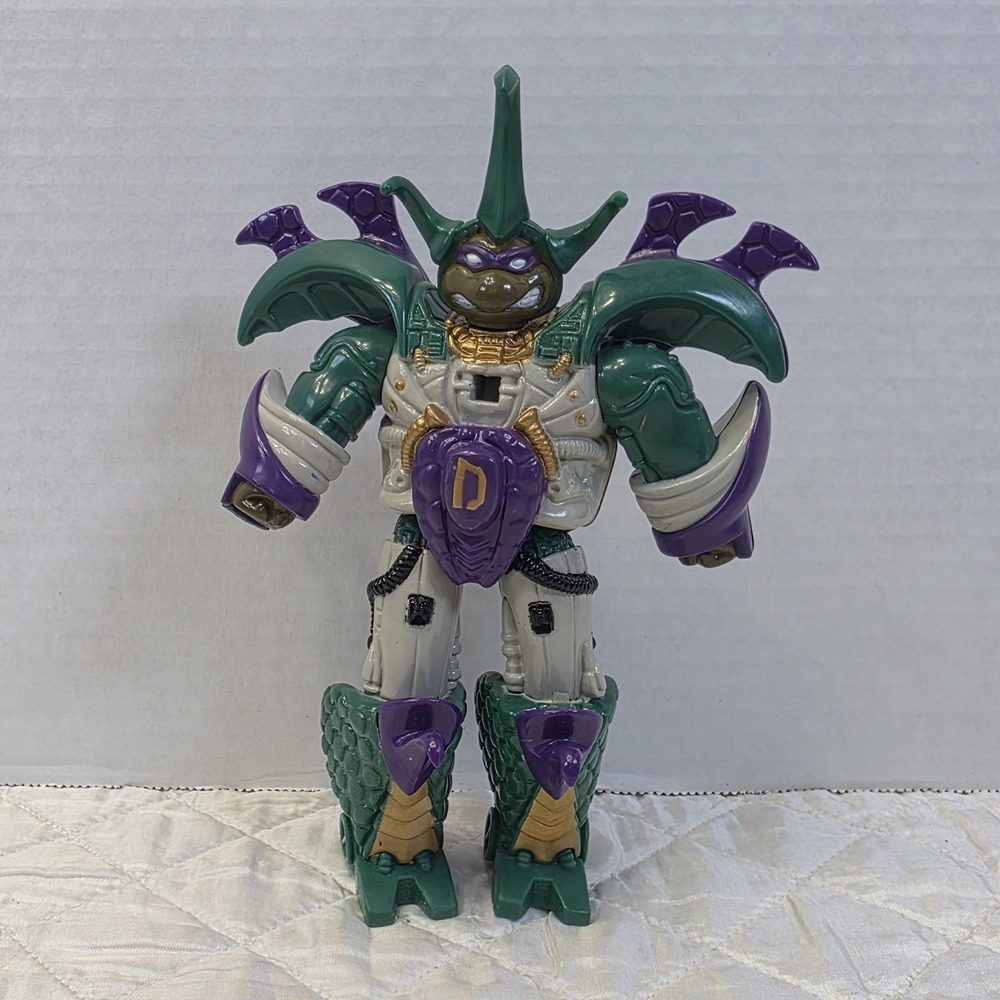 TMNT Cyber Samurai Don‎ Donatello Figure 1994 Vintage Ninja Turtles Incomplete